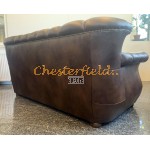 Monk Antikmittelbraun 3-Sitzer Chesterfield Sofa (A5M)