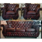 Monk 311 Antikrot Chesterfield Garnitur A7