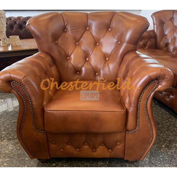 Monk Antikgold (S12) Chesterfield Sessel