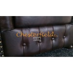 Classic 211 Antikbraun Chesterfield Garnitur