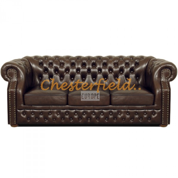 Windsor Antikbraun 3-Sitzer Chesterfield Sofa