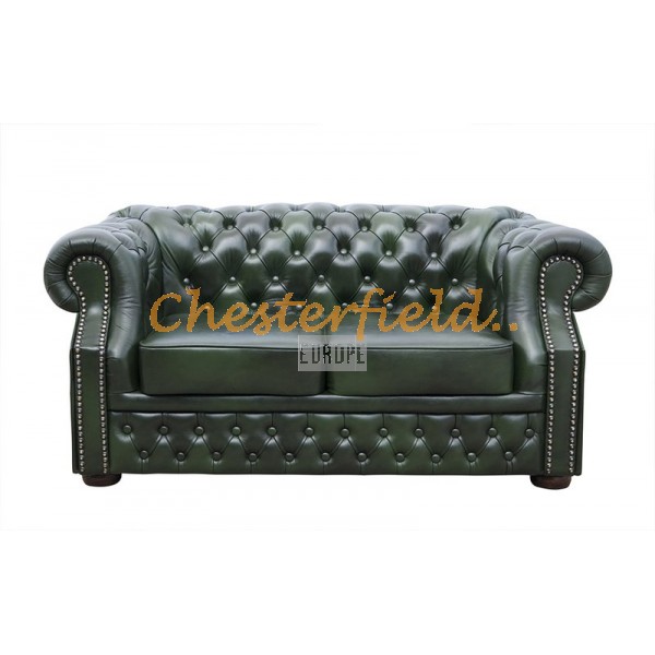 Windsor Antikgruen 2-Sitzer Chesterfield Sofa