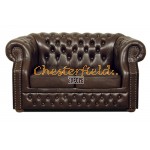 Windsor Antikbraun 2-Sitzer Chesterfield Sofa