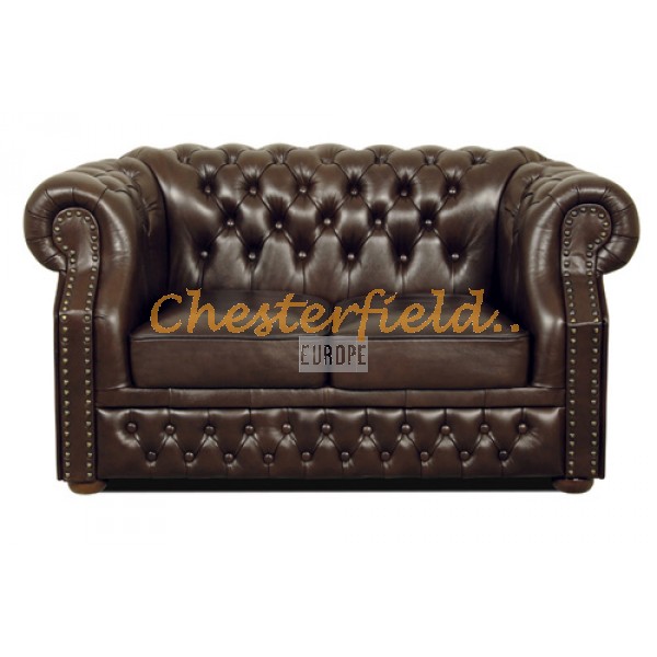 Windsor XL Antikbraun 2-Sitzer Chesterfield Sofa