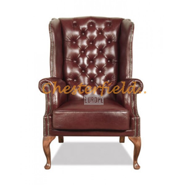 St. James Antikrot (A7) Chesterfield Ohrensessel