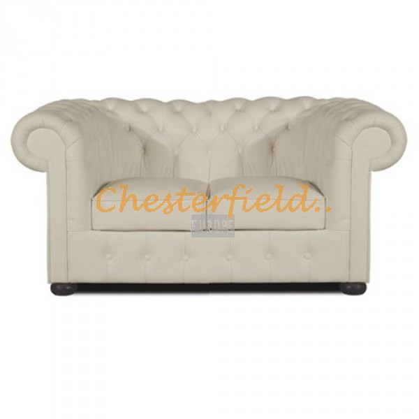 Classic Off-Weiß 2-Sitzer Chesterfield Sofa