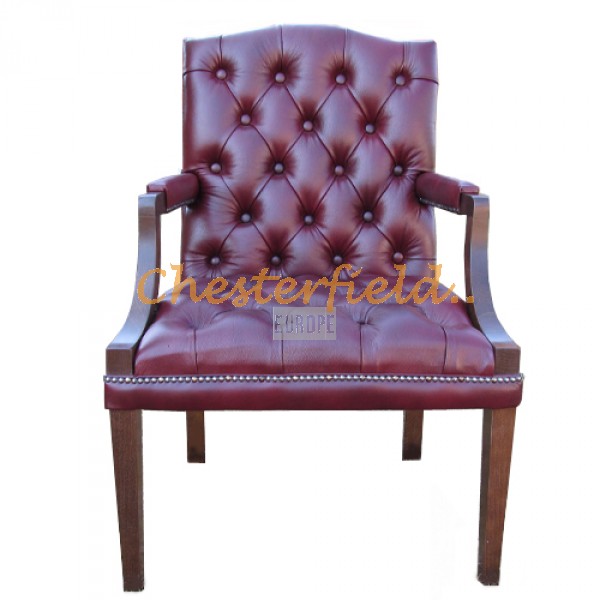 King Antikrot (A7) Chesterfield Armstuhl