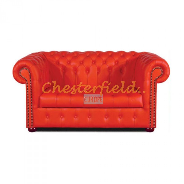 Williams XL Rot 2-Sitzer Chesterfield Sofa