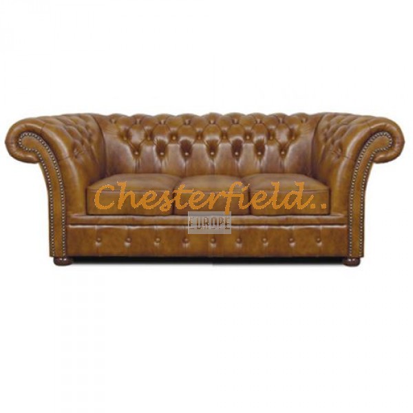 Windchester Antikgold 3-Sitzer Chesterfield Sofa