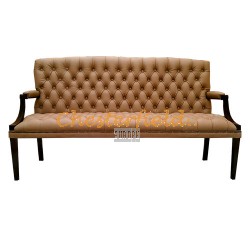 King Cappucchino 3-Sitzer Chesterfield Sofa King Cappucchino 3-Sitzer Chesterfield Sofa