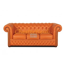 Lord Orange 3-Sitzer Chesterfield Sofa