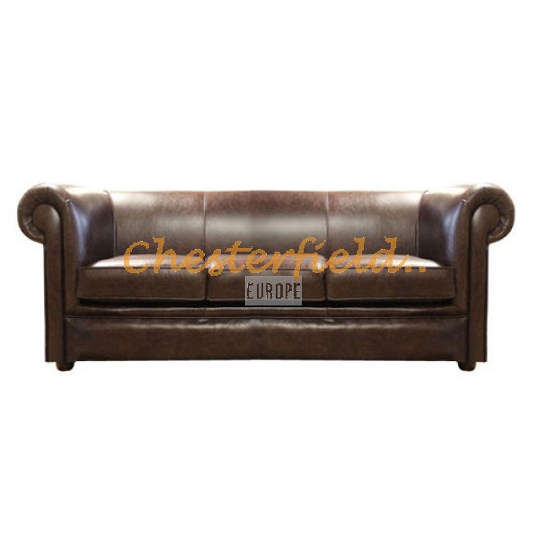 London XL Antikbraun 3-Sitzer Chesterfield Sofa 