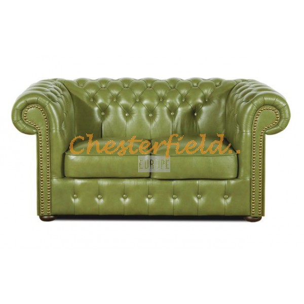 Classic Olive 2-Sitzer Chesterfield Sofa