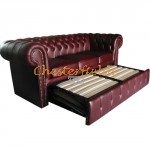 Classic Antikrot 3er Chesterfield Schlafsofa