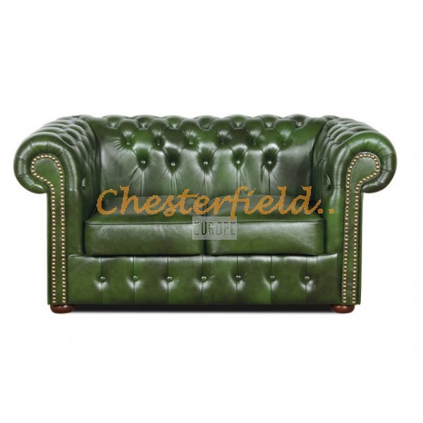 Classic Antikgruen 2-Sitzer Chesterfield Sofa