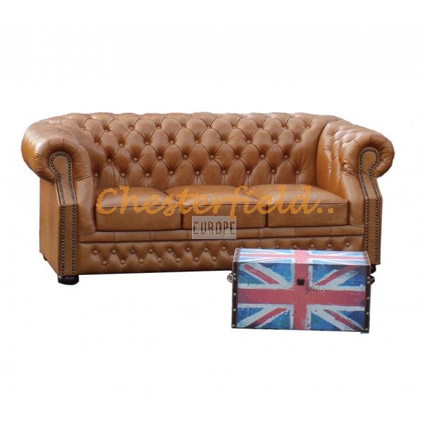 Windsor XL Antikwhisky 3-Sitzer Chesterfield Sofa