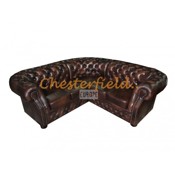 Windsor 2+2 Antikbraun Chesterfield Ecksofa 220x220