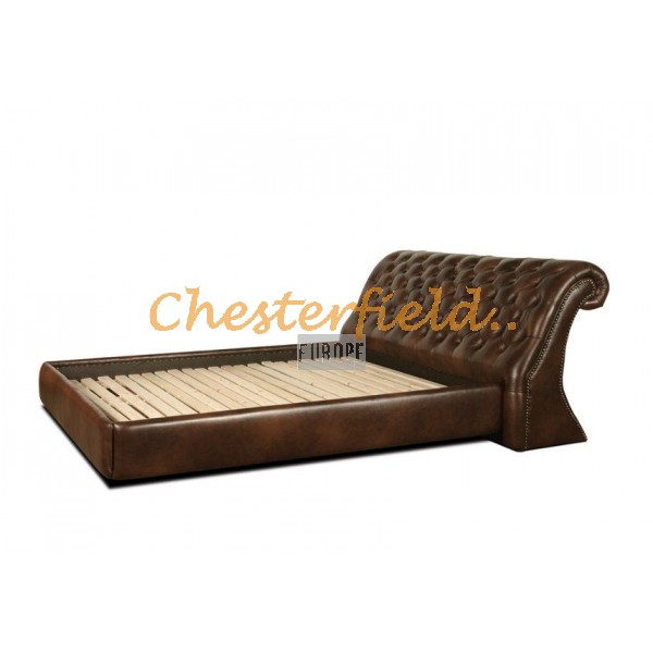 Chesterfield Oxford Bett 160x200 Antikbraun