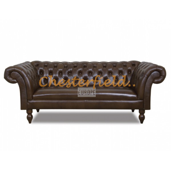 Diva Antikbraun 3-Sitzer Chesterfield Sofa