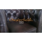 Classic 311 Antikbraun Chesterfield Garnitur