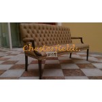 King Cappucchino 3-Sitzer Chesterfield Sofa