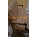 King Cappucchino 3-Sitzer Chesterfield Sofa