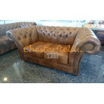 Windchester 211 Antikgold Chesterfield Garnitur