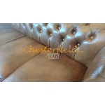Windchester Antikgold 3-Sitzer Chesterfield Sofa