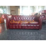 Classic Antikrot 3-Sitzer Chesterfield Sofa
