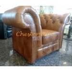 Windchester 211 Antikgold Chesterfield Garnitur