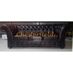 Windchester Antikbraun 3-Sitzer Chesterfield Sofa