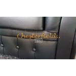 Windchester 321 Schwarz Chesterfield Garnitur