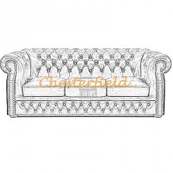 Windsor 3er Chesterfield Sofa