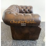 Windsor XL Antik mittelbraun (A5M) Chesterfield Sessel 