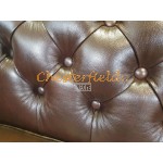 Windsor XL Antikbraun 2-Sitzer Chesterfield Sofa