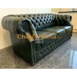 Windsor Antikgruen 3-Sitzer Chesterfield Sofa